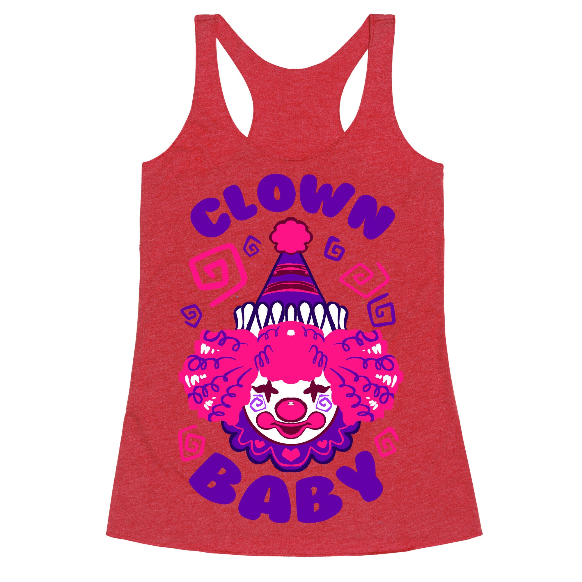 Clown Baby Racerback Tank